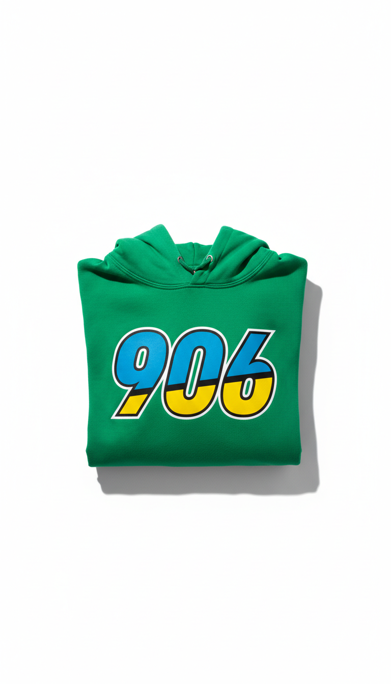 Arctic Cat green 906 graphic hoodie